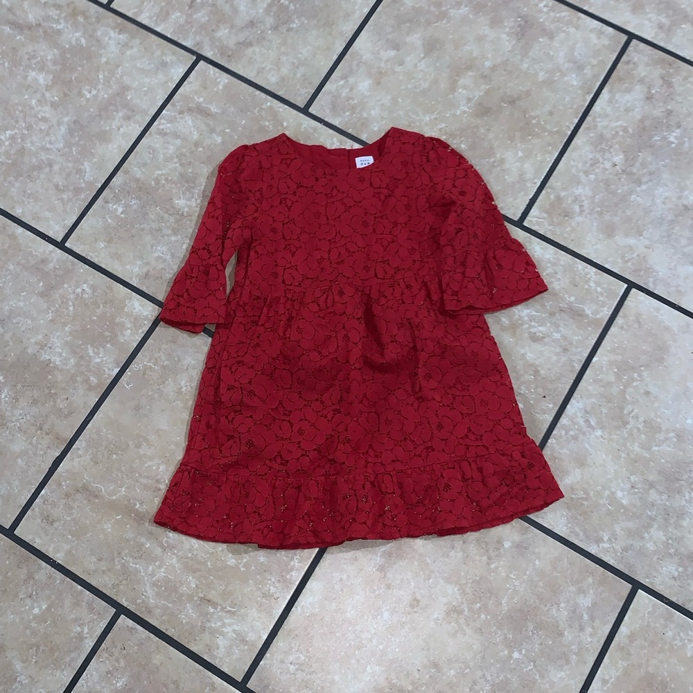 Girls Baby Gap red stylish dress size 3 yrs